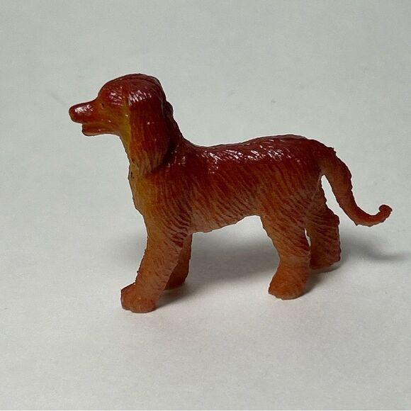 Set Of 4 Rubber Dog Figure Pencil Topper Poodle, Pekingese, Yorkie, Afghan Hound - Picture 4 of 14